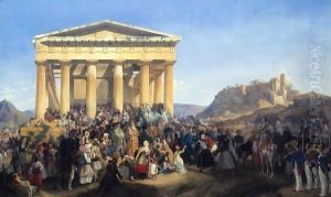 The Entry of King Othon of Greece in Athens by Peter von Hess
