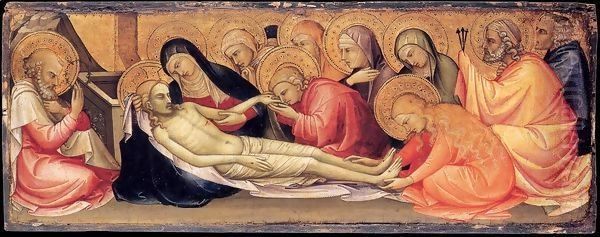 Lamentation over the Dead Christ by Lorenzo Monaco