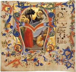 Antiphonary (Cod. Cor. 1, folio 3) by Lorenzo Monaco