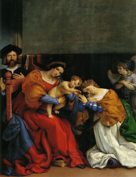 The Mystic Marriage of St Catherine - view 1