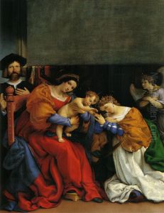 The Mystic Marriage of St Catherine by Lorenzo Lotto