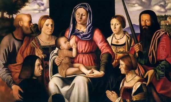 Virgin and Child with Saints and Donors - view 1