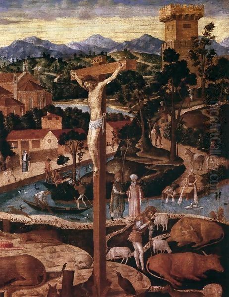 St Jerome in the Desert (detail) - view 1