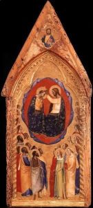 Coronation of the Virgin by Master Of San Lucchese