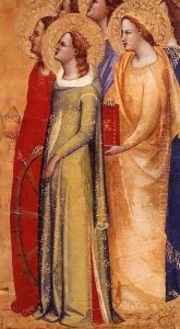Coronation of the Virgin (detail) by Master Of San Lucchese