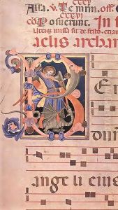 Gradual (fragment) by Italian Miniaturist