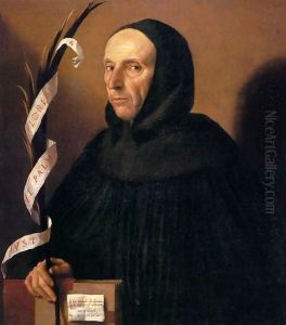 Portrait of a Dominican, Presumed to be Girolamo Savonarola by Alessandro Bonvicino (Moretto da Brescia)