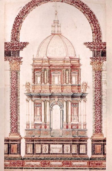 Project for the Altar of the Cappella dei Principi - view 1