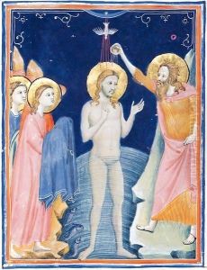 The Morgan Codex (Folio 9) by Pacino di Bonaguida