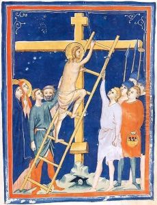 The Morgan Codex (Folio 22) by Pacino di Bonaguida