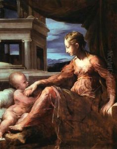 Virgin and Child by Girolamo Francesco Maria Mazzola (Parmigianino)