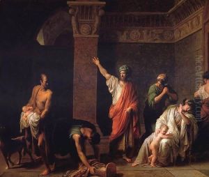 Cyrus and Astyages by Jean Charles Nicaise Perrin