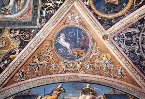 Ceiling decoration (detail) 3 by Pietro Vannucci Perugino