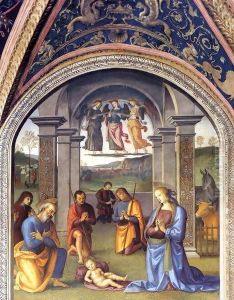 Nativity by Pietro Vannucci Perugino