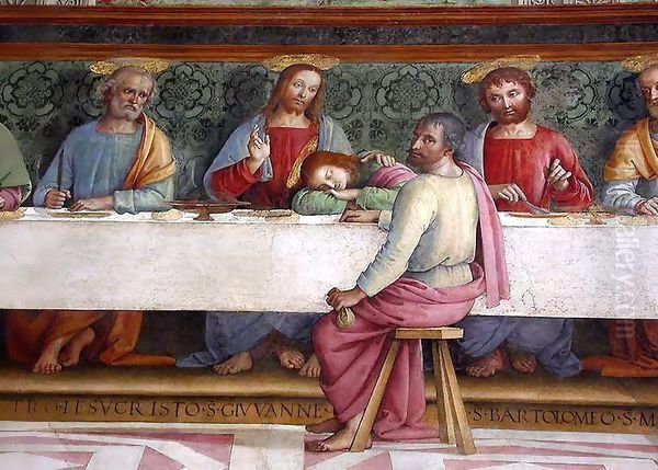 The Last Supper (detail) - view 1