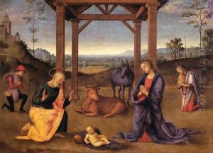 Nativity 2 by Pietro Vannucci Perugino
