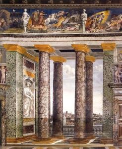 Decoration of the Sala delle Prospettive