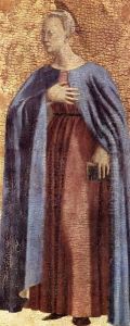 Polyptych of the Misericordia Virgin Annunciate by Piero della Francesca