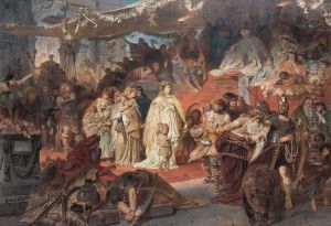 Thusnelda Led in Germanicus' Triumph