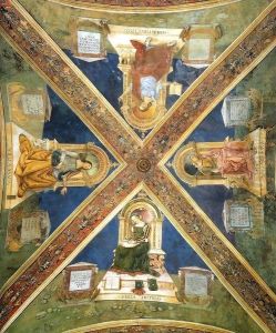 Four Enthroned Sibyls by Bernardino di Betto (Pinturicchio)