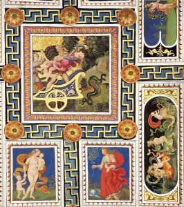 Ceiling decoration (detail) by Bernardino di Betto (Pinturicchio)