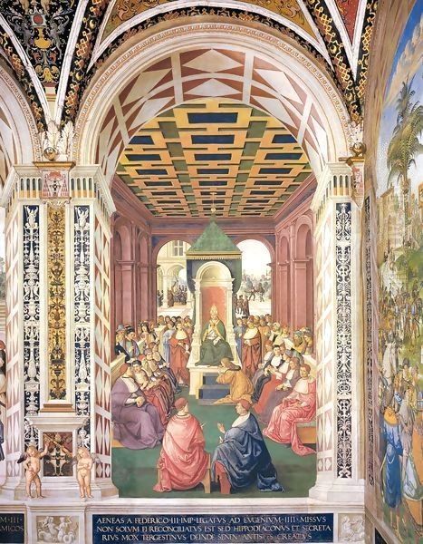 No. 4 Homage to Pope Eugenius IV in the Name of Emperor Frederick III - view 1