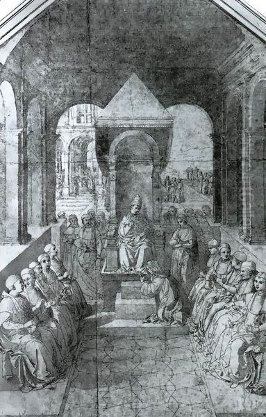 Homage to Pope Eugenius IV in the Name of Emperor Frederick III - view 1