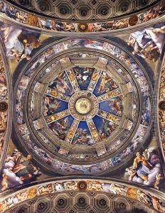 Decoration of the main dome by (Giovanni Antonio de' Sacchis) Pordenone