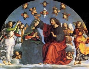 The Crowning of the Virgin (detail)