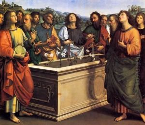 The Crowning of the Virgin (detail) 2 by Raphael