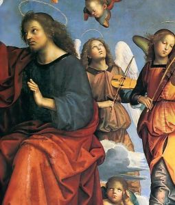 The Crowning of the Virgin (detail) 4 by Raphael