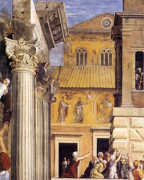 The Fire in the Borgo (detail) 2 - view 1