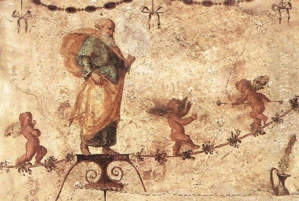 Decoration of the Loggetta - view 1