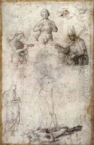Study for the Coronation of St Nicholas of Tolentino by Raphael