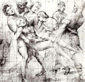 Modello for the Entombment by Raphael