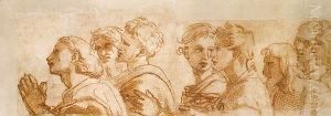 Study of the Apostles for Handing-over the Keys (fragment) by Raphael