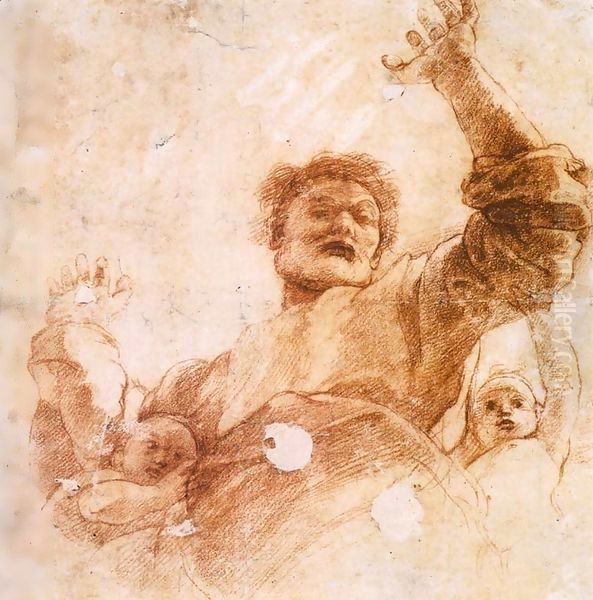 Study of God the Father (recto) - view 1