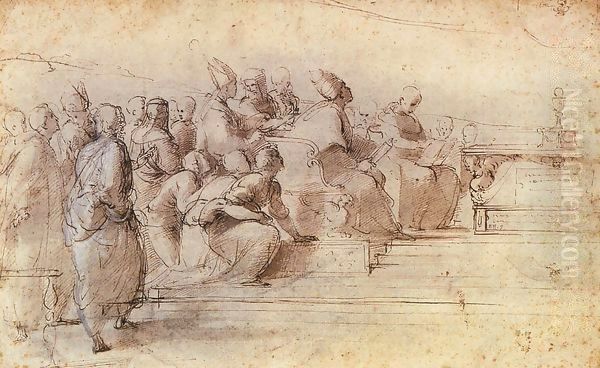 Study for the Disputa - view 1