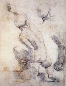 Study of a Seated Figure for a Resurrection by Raphael