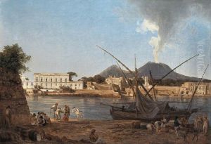 The Mole at Portici by Josef Rebell