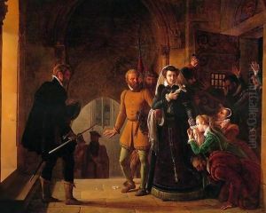 Mary, Queen of Scots, Separated from Her Faithfuls by Pierre-Henri Revoil