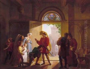 Rene d'Anjou at Palamde de Forbin by Pierre-Henri Revoil