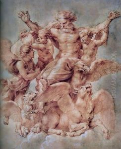 Vision of Ezekiel by (studio of) Rubens, Peter Paul