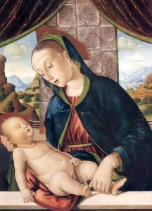 Virgin and Child by Giovanni Santi or Sanzio