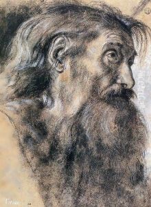 Head of St Jerome by Giovanni Girolamo Savoldo
