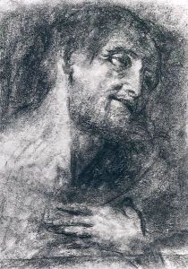 Head of a Bearded Man by Giovanni Girolamo Savoldo