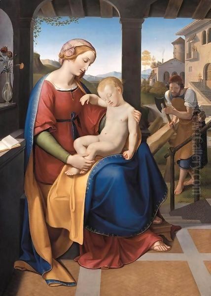 The Holy Family beneath the Portico - view 1