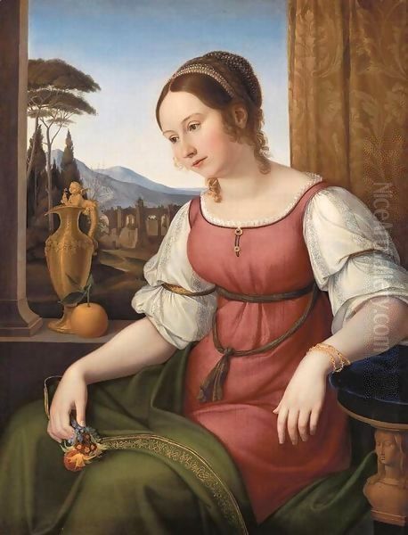 Portrait of a Young Roman Woman (Angelina Magtti) - view 1
