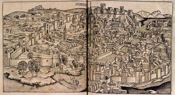 Nuremberg Chronicle, View of Florence - view 1
