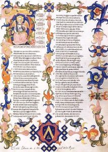 The Divine Comedy by Dante Alighieri (Folio 11) by Don Simone Camaldolese